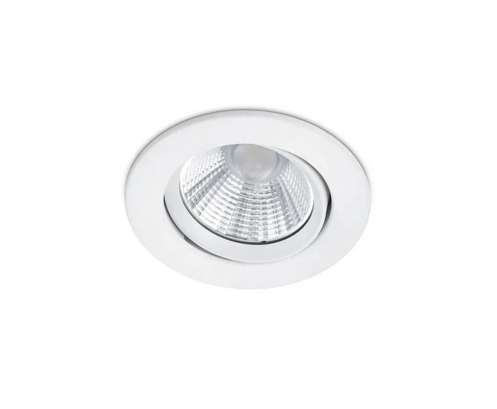 Trio Lighting LED alasvalo Pamir mattavalkoinen pyöreä