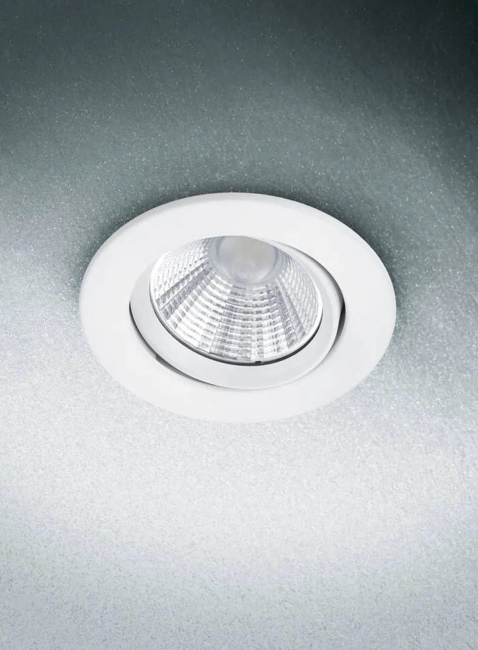 Trio Lighting LED alasvalo Pamir mattavalkoinen pyöreä