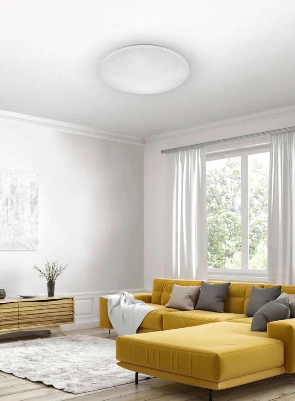Trio Lighting LED kattovalaisin Kato valkoinen starlight