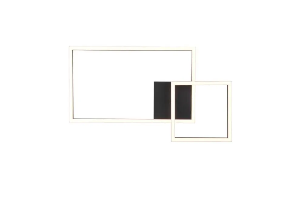 Trio Lighting LED kattovalaisin Padella mattamusta