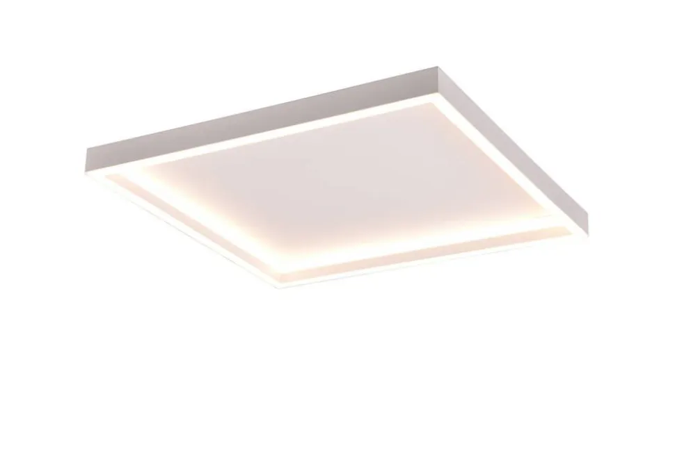 Trio Lighting LED kattovalaisin Rotonda neliö mattavalkoinen