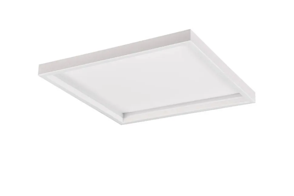 Trio Lighting LED kattovalaisin Rotonda neliö mattavalkoinen