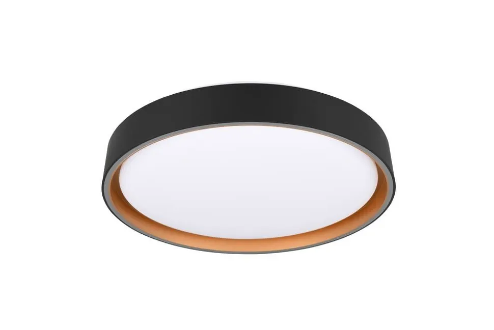 Trio Lighting LED kattovalaisin Felis 40 cm musta/kulta