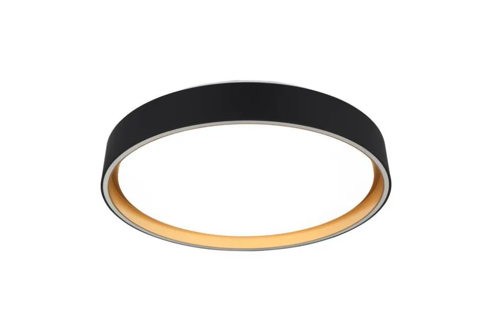 Trio Lighting LED kattovalaisin Felis 40 cm musta/kulta