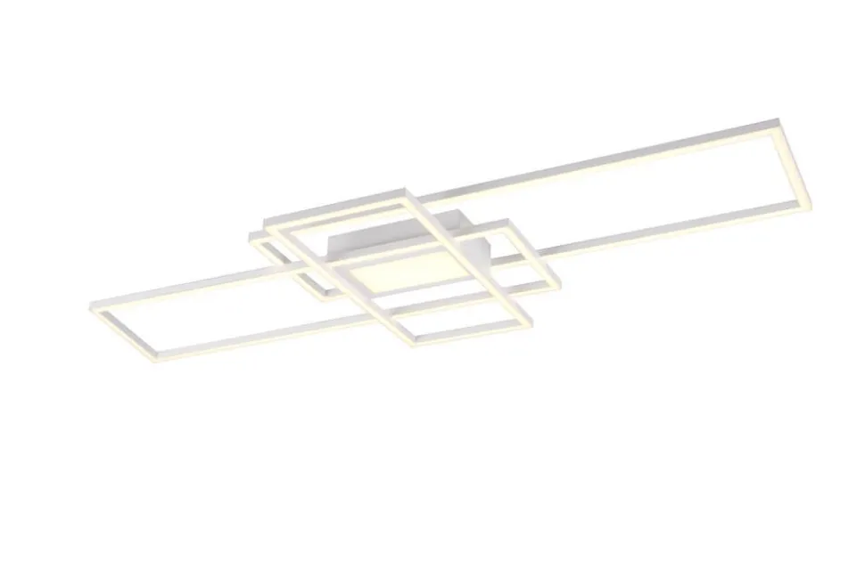 Trio Lighting LED kattovalaisin Irvine mattavalkoinen
