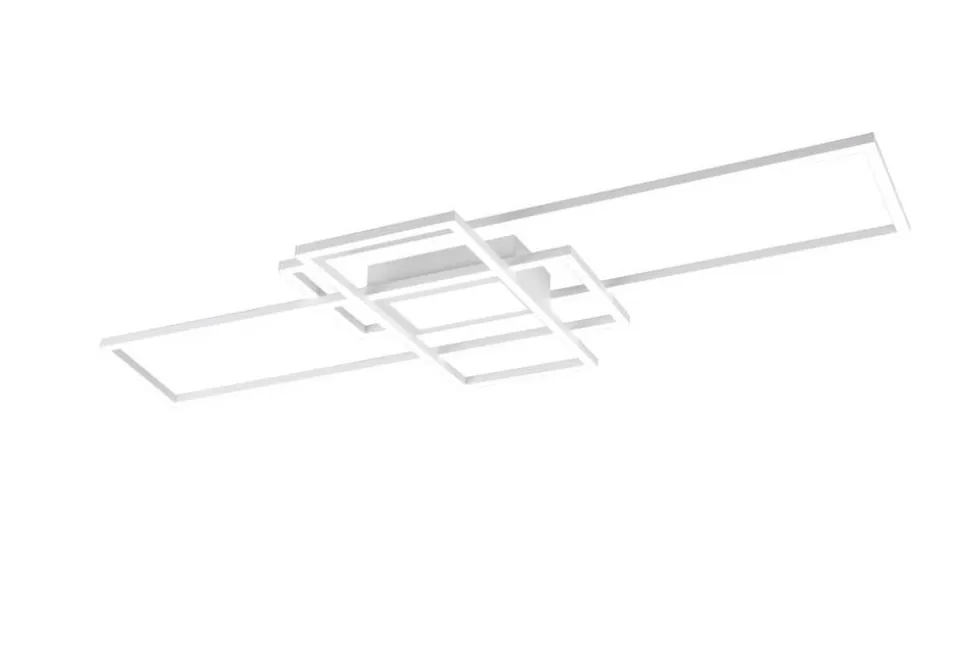 Trio Lighting LED kattovalaisin Irvine mattavalkoinen
