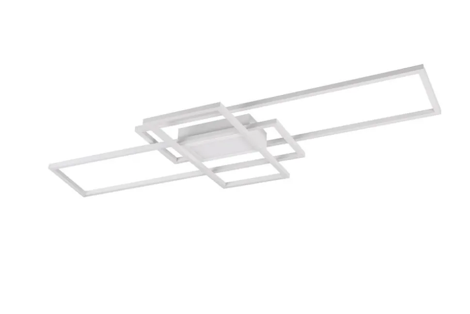 Trio Lighting LED kattovalaisin Irvine mattavalkoinen