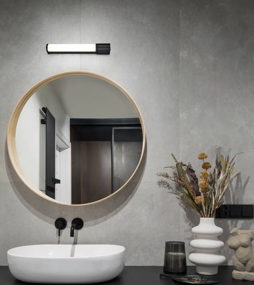 Trio Lighting LED seinävalaisin Piera H2O 41 cm mattamusta