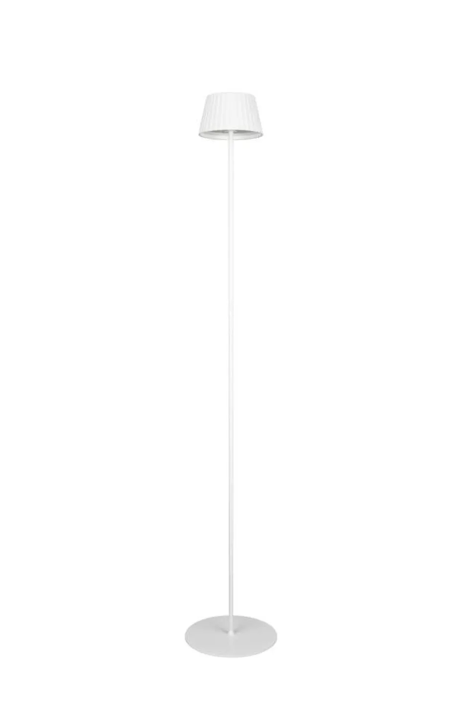 Trio Lighting LED ulkolattiavalaisin Suarez mattavalkoinen l