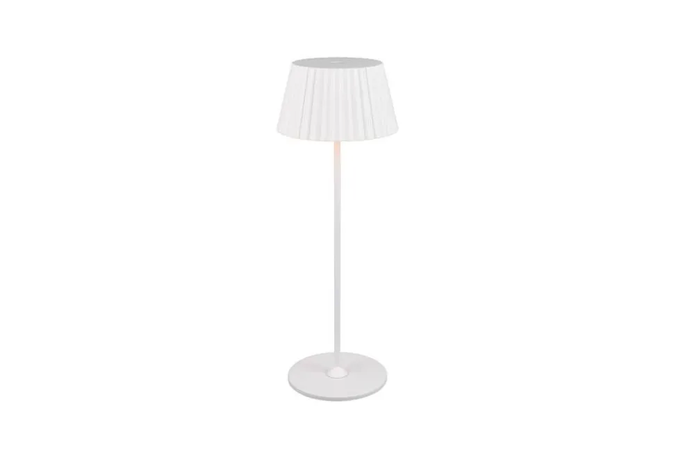 Trio Lighting LED ulkopöytävalaisin Suarez mattavalkoinen la