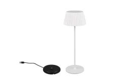 Trio Lighting LED ulkopöytävalaisin Suarez mattavalkoinen la