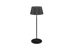 Trio Lighting LED ulkopöytävalaisin Suarez mattamusta ladatt