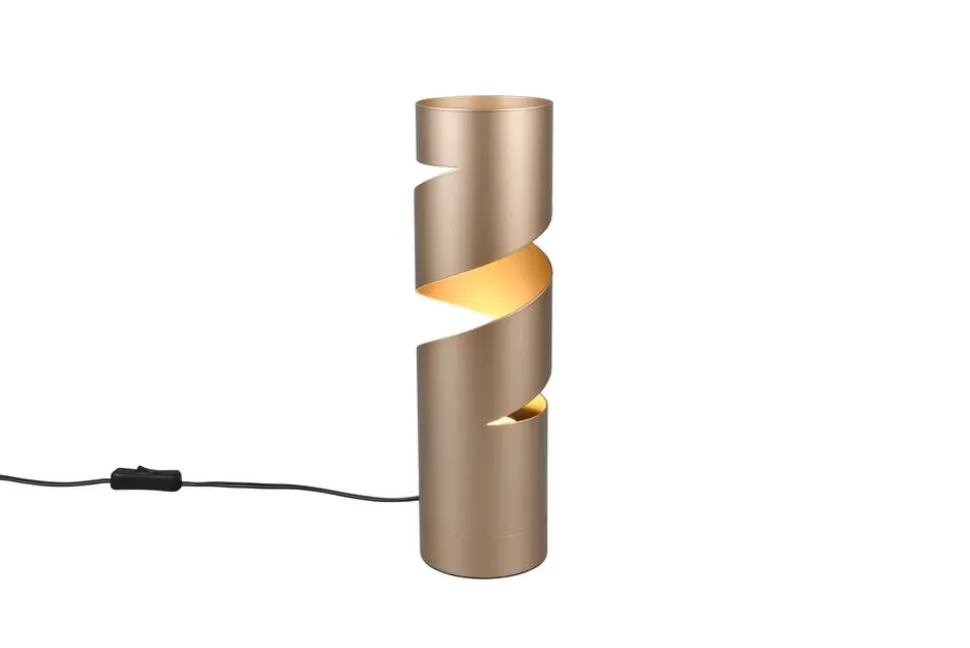 Trio Lighting pöytävalaisin Stream GU10 kahvinruskea