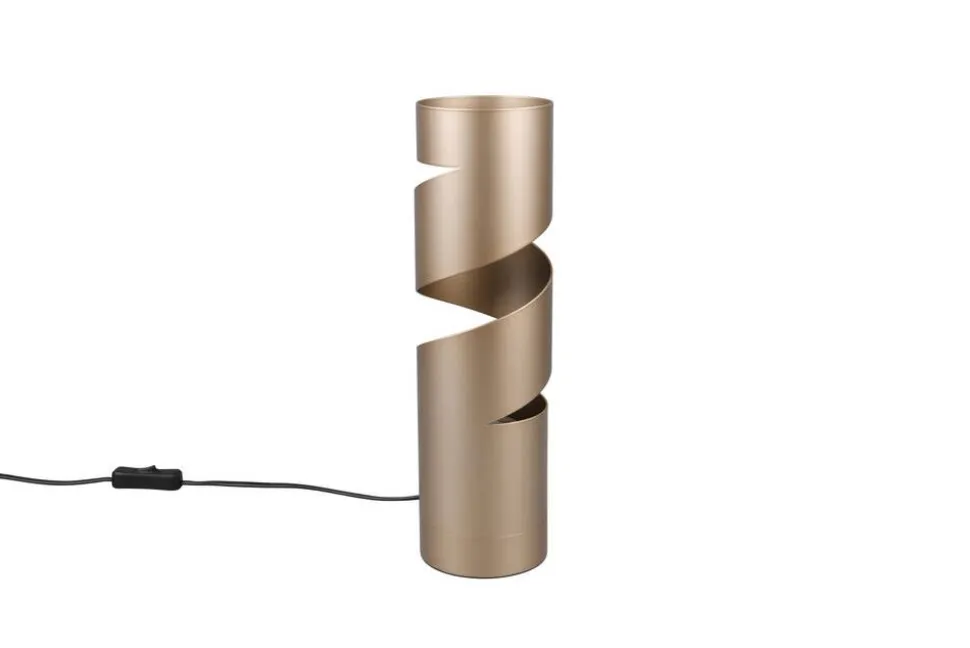 Trio Lighting pöytävalaisin Stream GU10 kahvinruskea