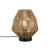 Trio Lighting pöytävalaisin Miki E27 ruskea