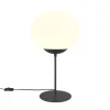 Trio Lighting pöytävalaisin Fomento E27 mattamusta/valkoinen