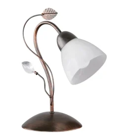 Trio Lighting pöytävalaisin Traditio E14 rustiikki