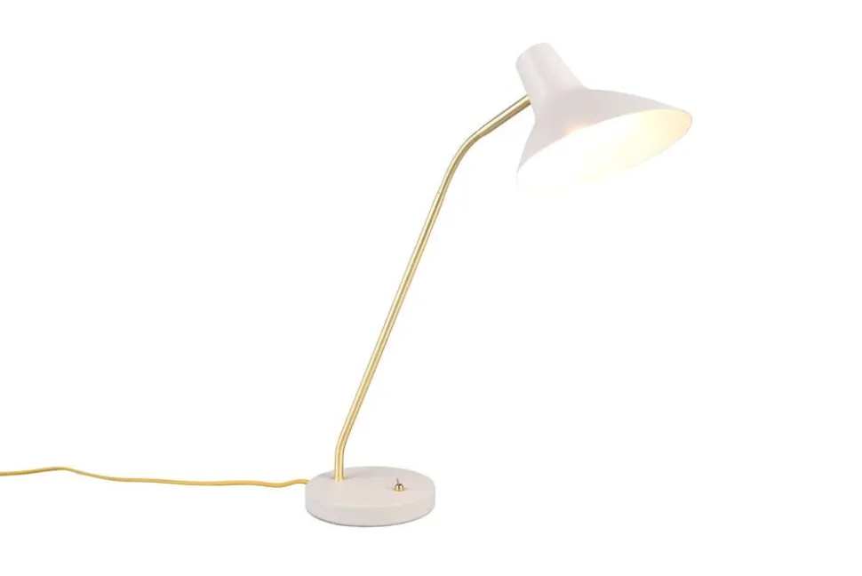 Trio Lighting pöytävalaisin Traveller E27 lämmin harmaa/matt