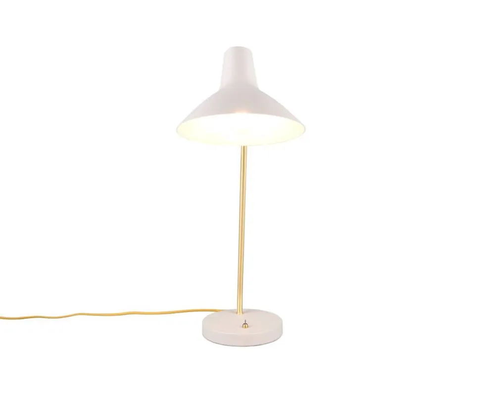 Trio Lighting pöytävalaisin Traveller E27 lämmin harmaa/matt