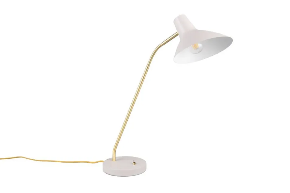 Trio Lighting pöytävalaisin Traveller E27 lämmin harmaa/matt