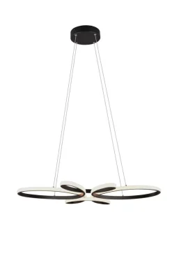 Trio Lighting riippuvalaisin Fly LED mattamusta