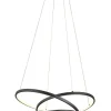 Trio Lighting riippuvalaisin Darvin LED 64 cm mattamusta