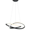 Trio Lighting riippuvalaisin Course mattamusta