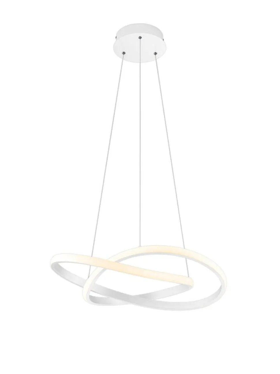 Trio Lighting riippuvalaisin Course mattavalkoinen 4000K