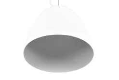 Trio Lighting riippuvalaisin Tilda 40 cm E27 mattavalkoinen
