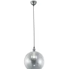 Trio Lighting riippuvalaisin Dino E27 harjattu teräs