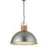 Trio Lighting riippuvalaisin Delhi E27 antiikkiteräs