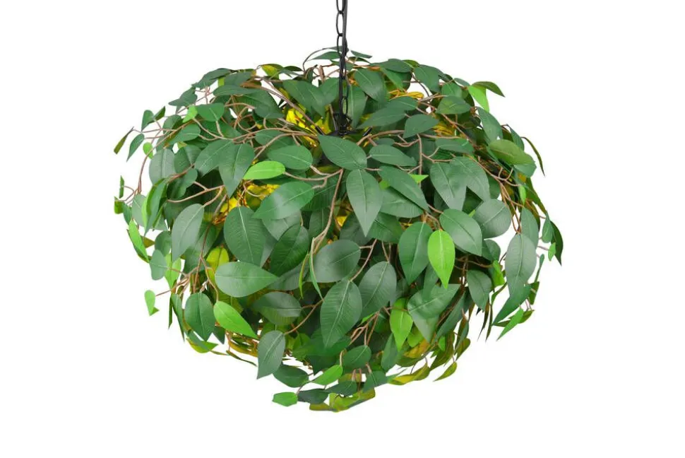 Trio Lighting riippuvalaisin Leavy 70 cm 4xE14 vihreä