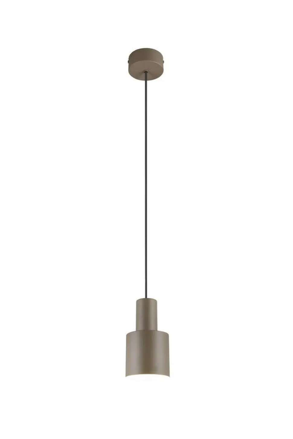 Trio Lighting riippuvalaisin Agudo 1-os E27 harmaanruskea