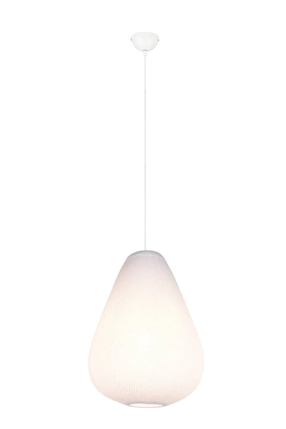 Trio Lighting riippuvalaisin Janine E27 valkoinen