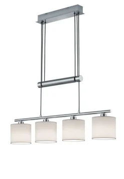 Trio Lighting riippuvalaisin Garda 4xE14 valkoinen
