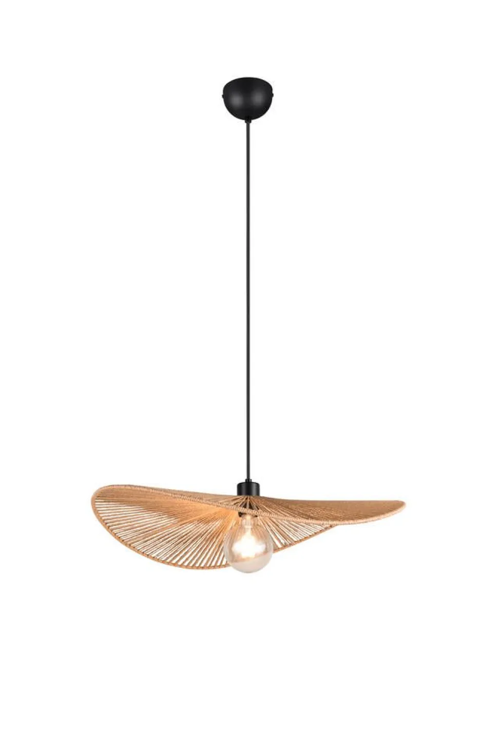 Trio Lighting riippuvalaisin Laurine 58 cm E27 ruskea