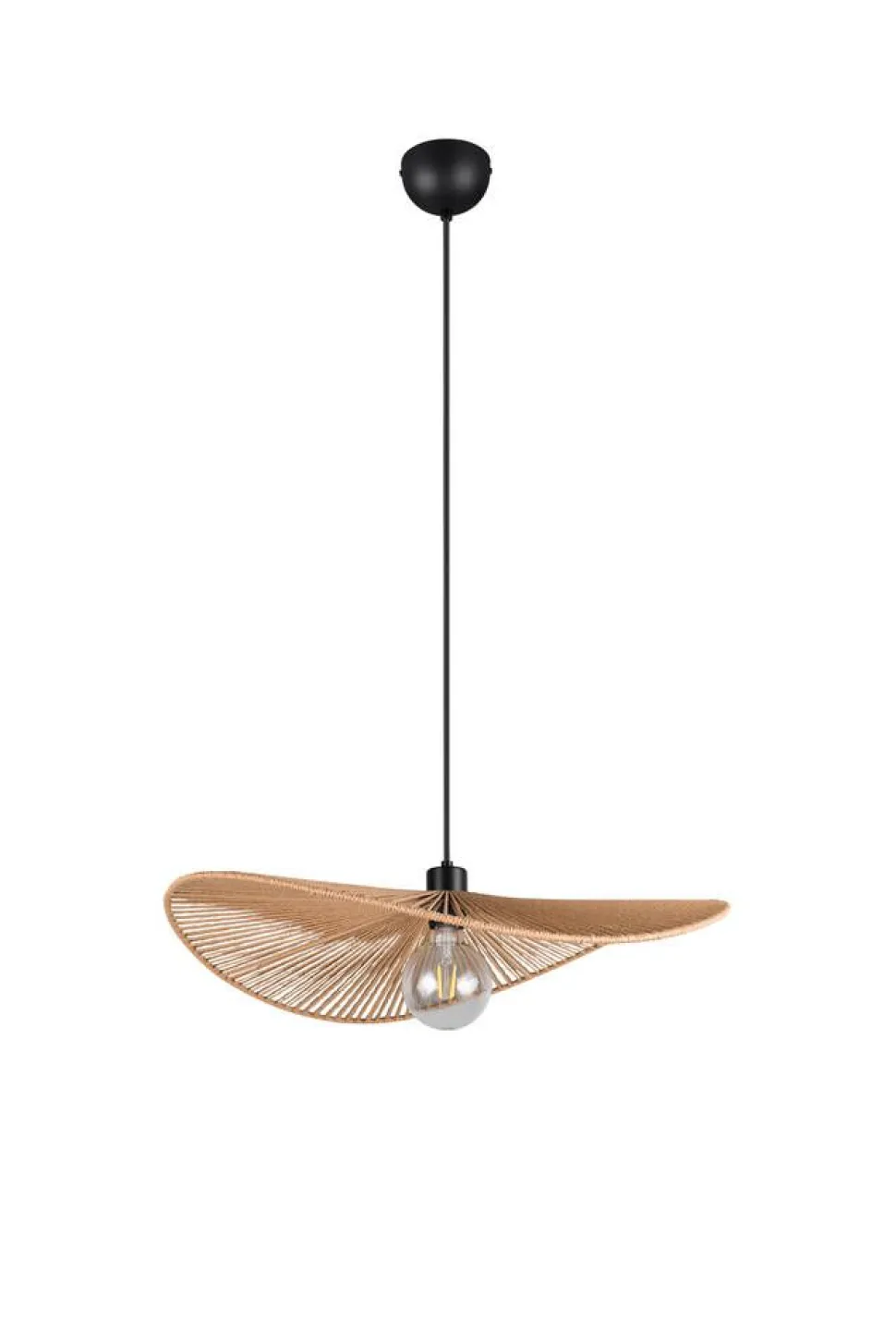 Trio Lighting riippuvalaisin Laurine 58 cm E27 ruskea