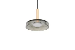 Trio Lighting riippuvalaisin Celeste LED 1-os mattamusta/kro