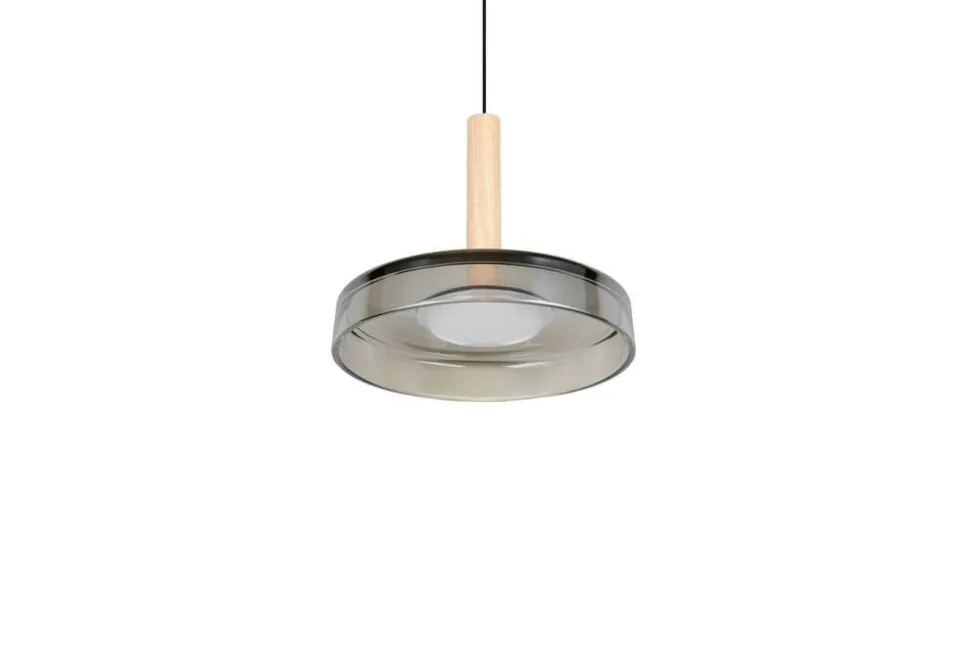 Trio Lighting riippuvalaisin Celeste LED 1-os mattamusta/kro