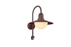 Trio Lighting seinävalaisin Norman E27 rustiikki liiketunnis