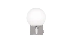 Trio Lighting seinävalaisin Kula H2O 1-os E14 kromi