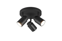 Trio Lighting spottivalaisin Angelo H2O 3-os GU10 mattamusta
