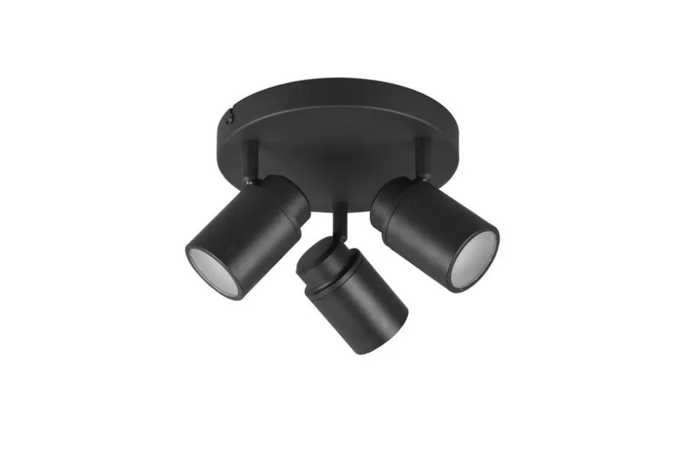 Trio Lighting spottivalaisin Angelo H2O 3-os GU10 mattamusta