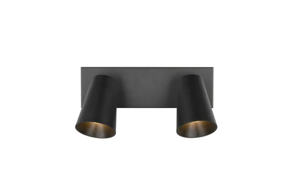 Trio Lighting spottivalaisin Sharp 2-os GU10 mattamusta/kult