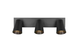 Trio Lighting spottivalaisin Sharp 3-os GU10 mattamusta/kult
