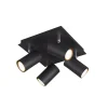Trio Lighting spottivalaisin Marley 4-os GU10 mattamusta