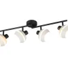 Trio Lighting spottivalaisin Isla 4-os E14 lämmin harmaa/mat