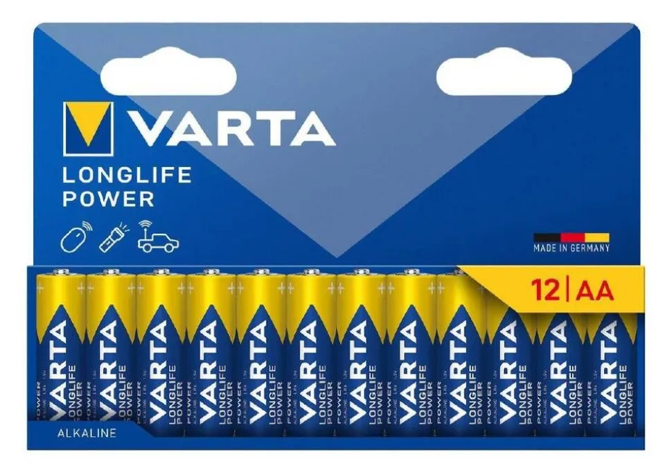 Varta paristo Longlife Power AA 12 kpl