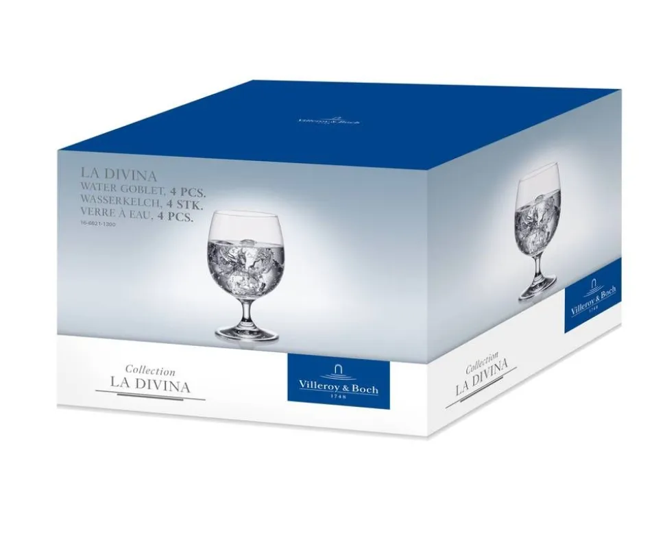 Villeroy&Boch La Divina vesilasi 0,33 l 4 kpl