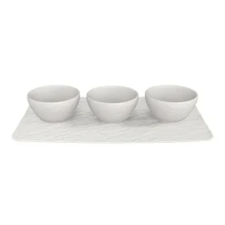 Villeroy&Boch Manufacture Rock Dippikulhosetti valkoinen 4-os.